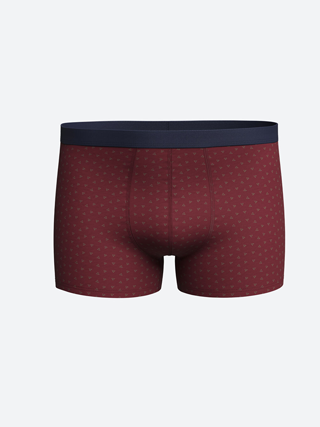 سراويل بوكسر قطن مطاطي بقصة عادية للرجال - ٣ قطع-1