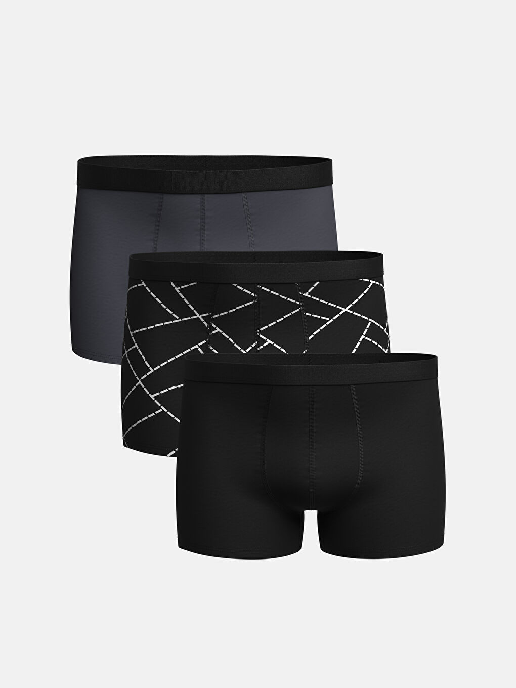 Standard Fit Cotton Stretch Men's Boxer 3-pack