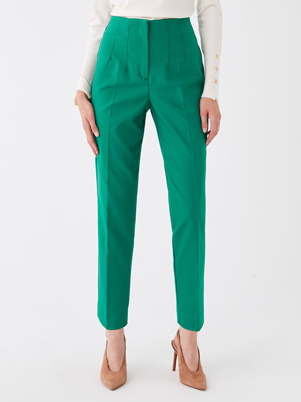 LCW Vision Ženske Uske Jednostavne Pantalone -W3DL11Z8-HQH