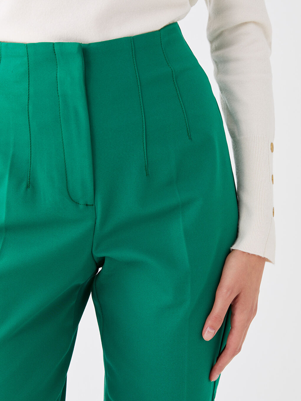 LCW Vision Ženske Uske Jednostavne Pantalone -W3DL11Z8-HQH