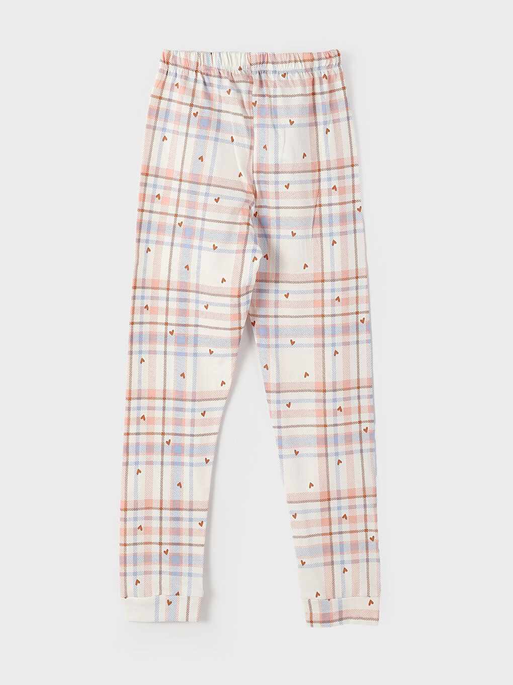 Crew Neck Printed Long Sleeve Girls' Pyjama Set-4