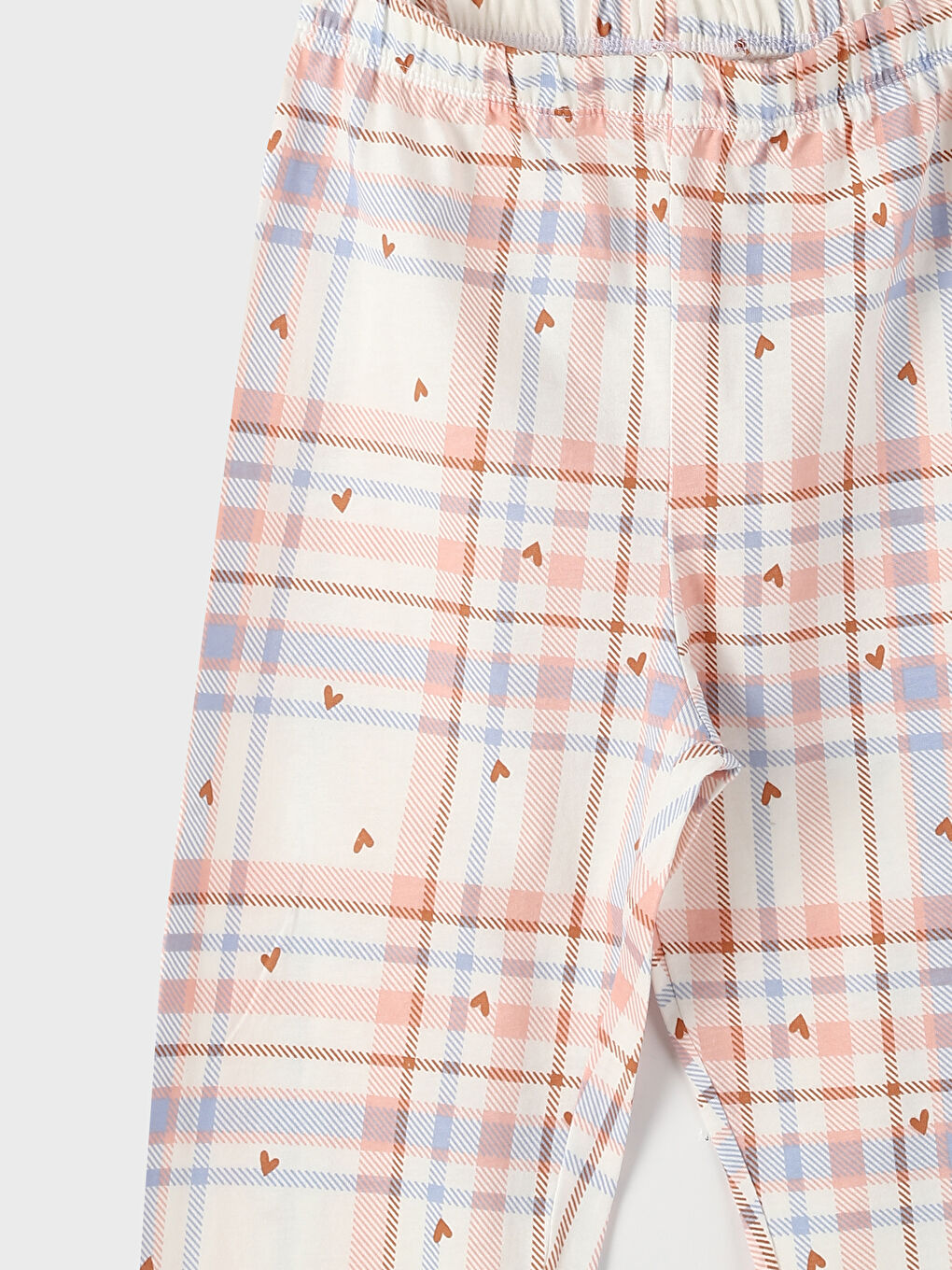 Crew Neck Printed Long Sleeve Girls' Pyjama Set-5