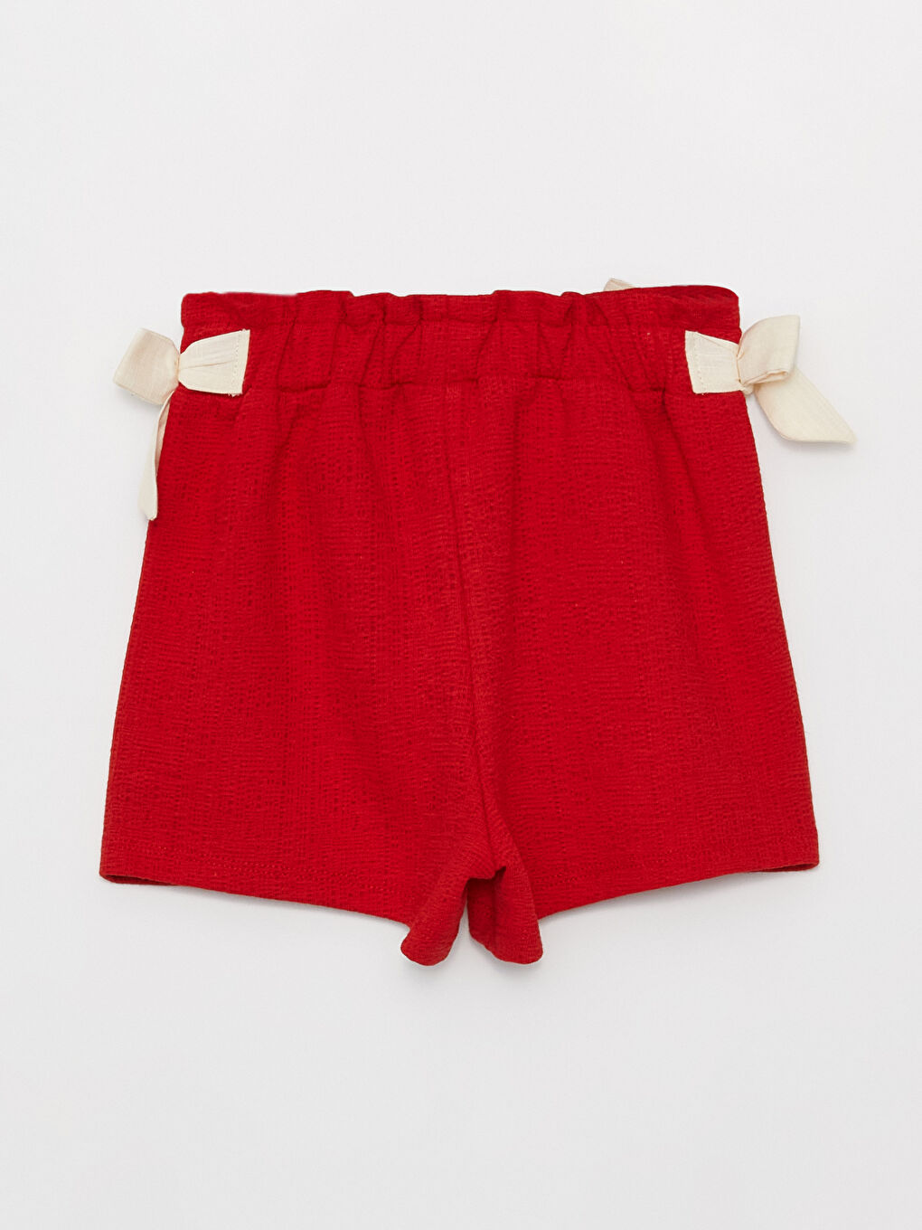 LCW baby Crew Neck Short Sleeve Baby Girls' Blouse and Shorts 2 Pack Set -W3DL88Z1-FRC