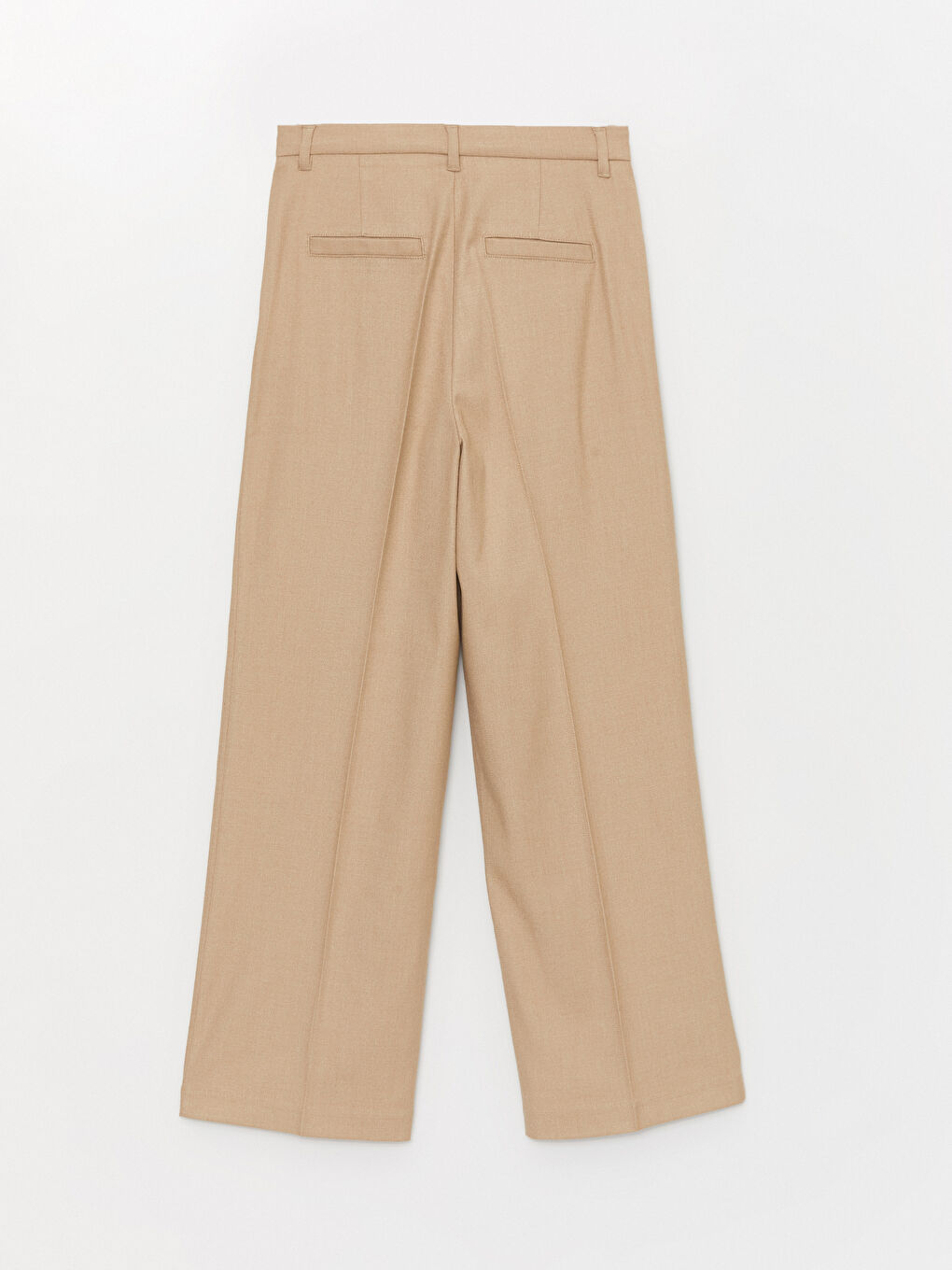 Jednostavne ženske pantalone širokog kroja širokih nogavica-6