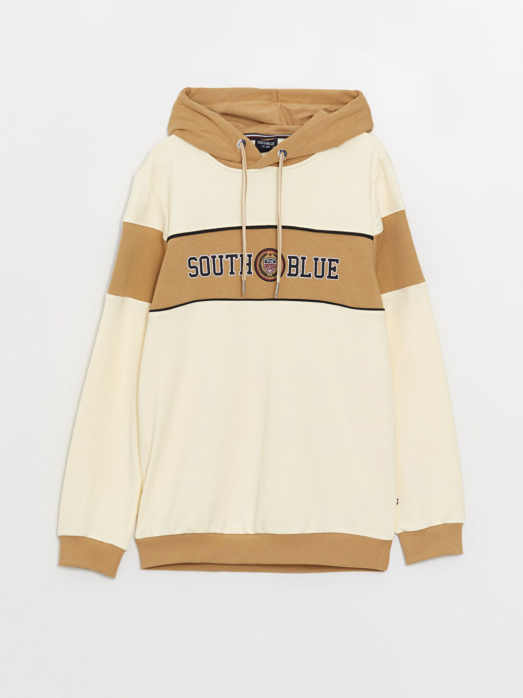 SOUTHBLUE Karışık Uzun Kollu Baskılı Erkek Hoodie - 5