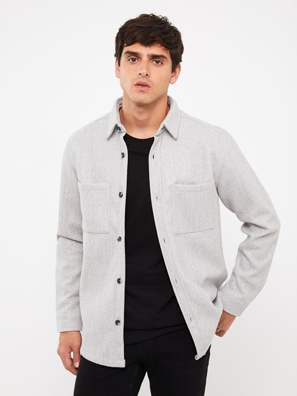 XSIDE Regular Fit Long Sleeve Men's Lumberjack Shirt -W3DO87Z8-LAL