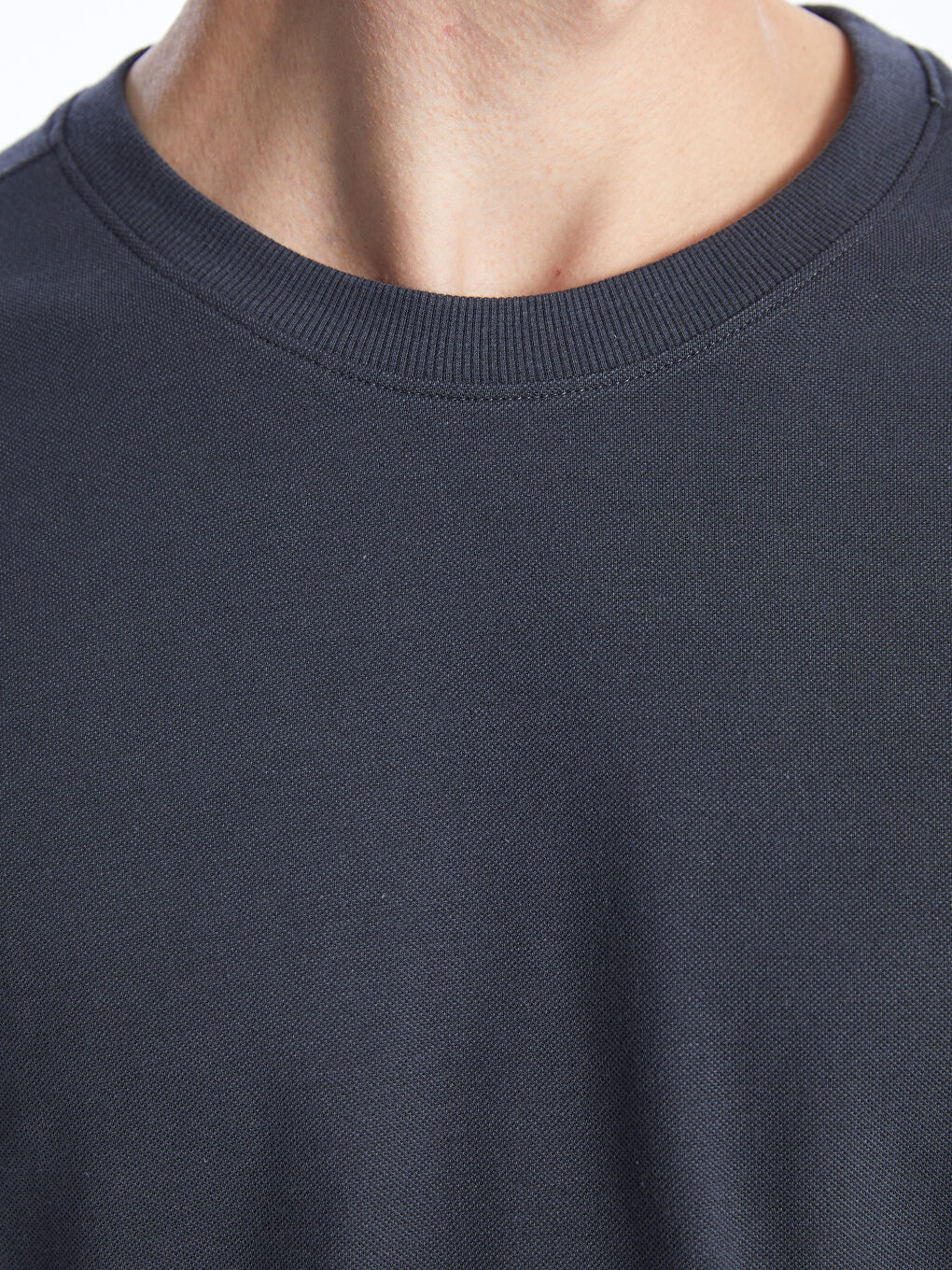 Crew Neck Long Sleeve Men's Pyjama Top-3