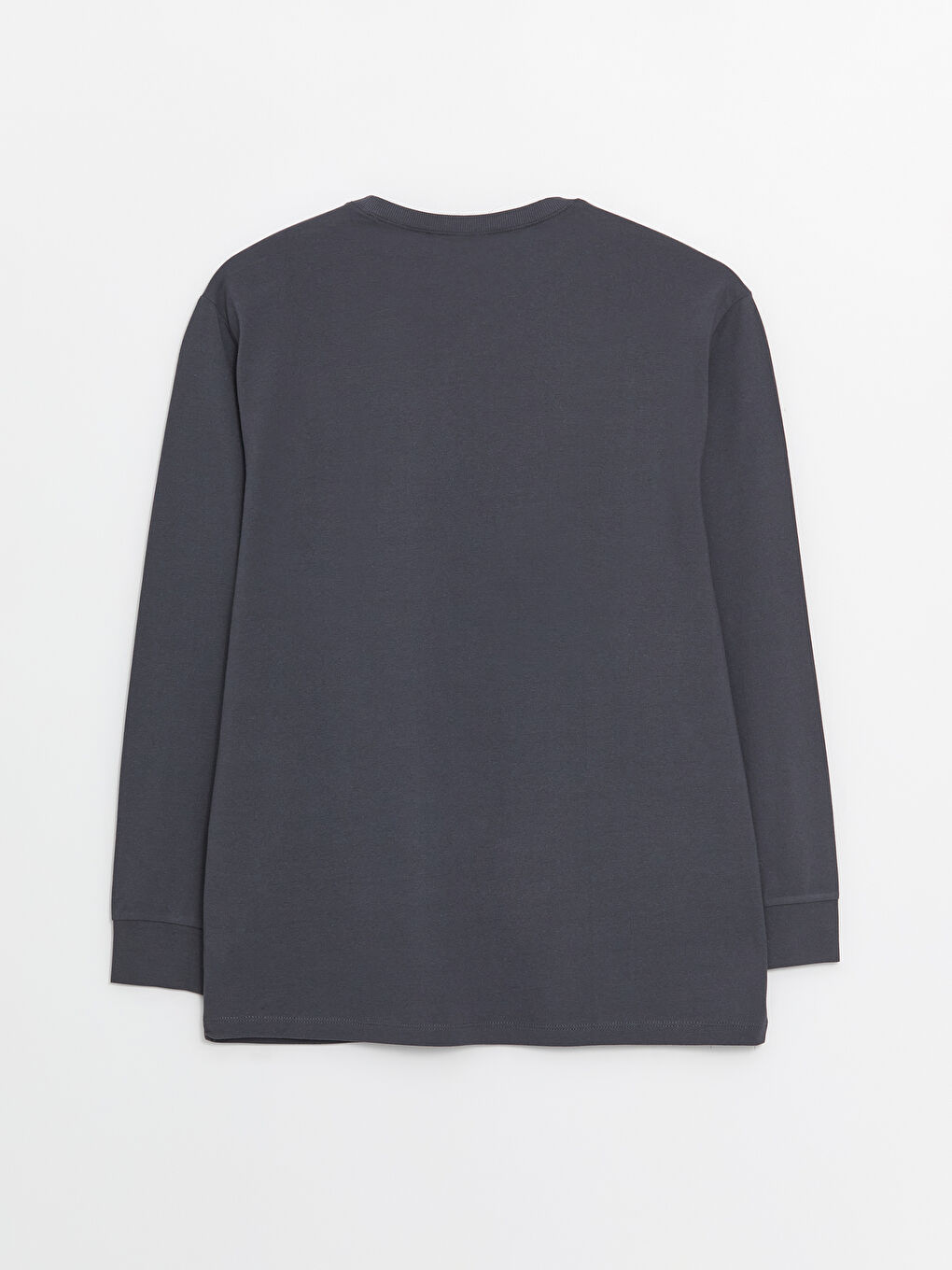 Crew Neck Long Sleeve Men's Pyjama Top-6