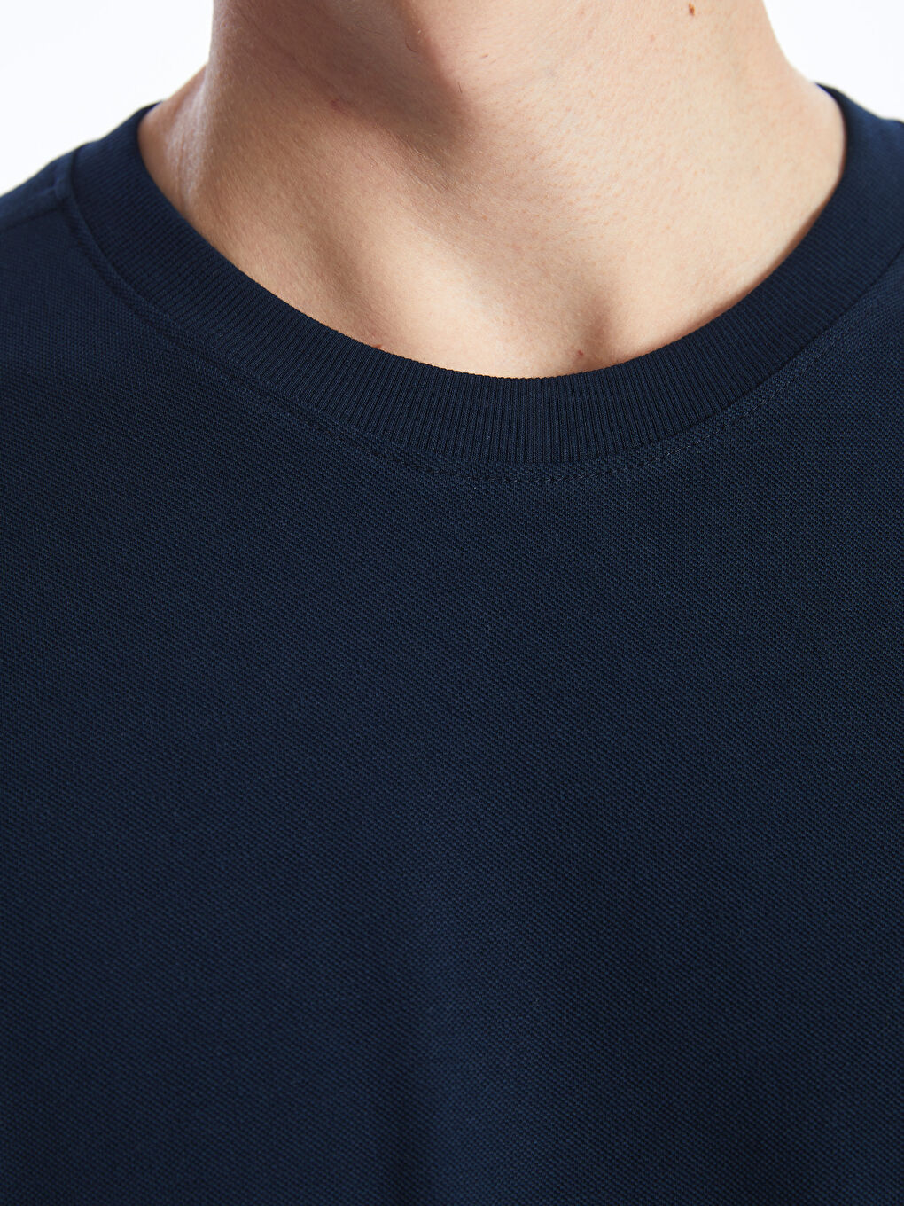 LC WAIKIKI Crew Neck Long Sleeve Men's Pyjama Top -W3DP35Z8-RFF
