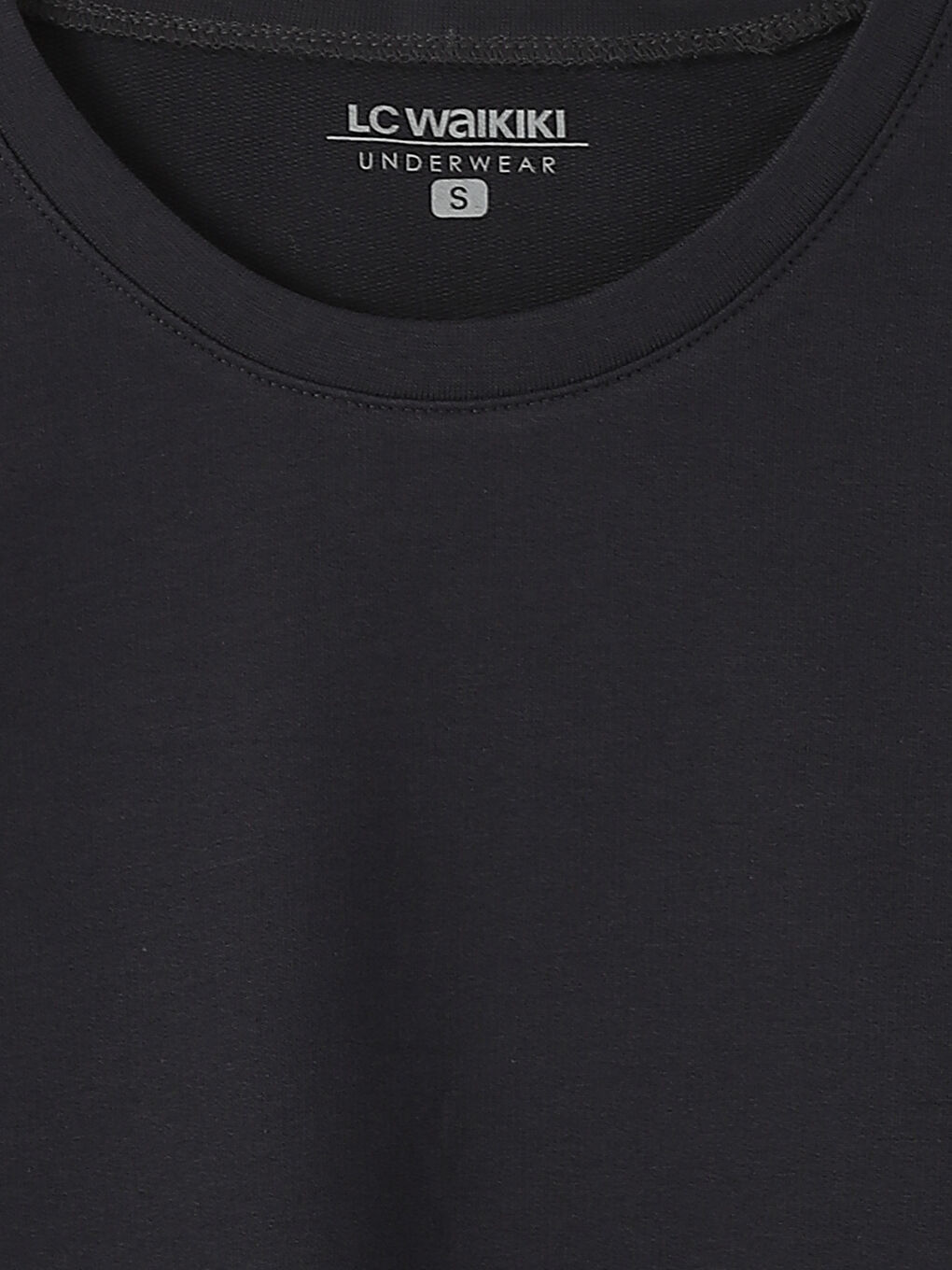 قميص بيجامة كم طويل ياقة دائرية للرجال-2