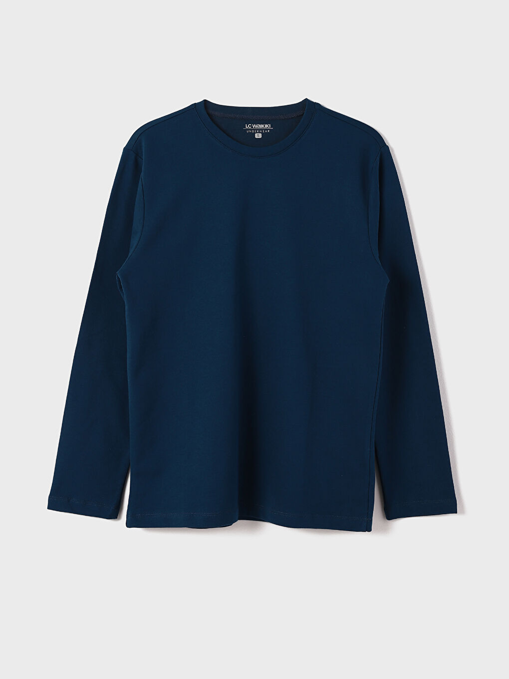 Crew Neck Long Sleeve Men's Pyjama Top