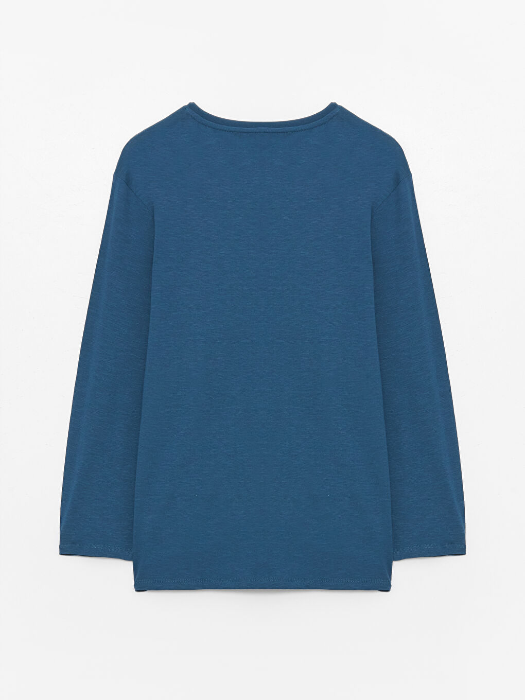 Crew Neck Long Sleeve Men's Pyjama Top-1