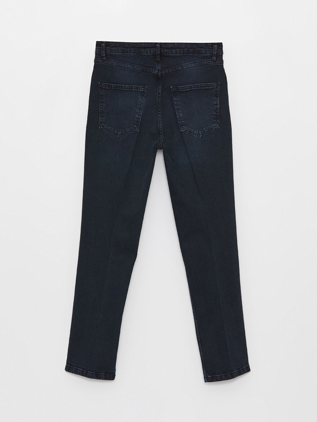 LCW Modest Koyu Rodeo Straight Fit Kadın Jean Pantolon - 4