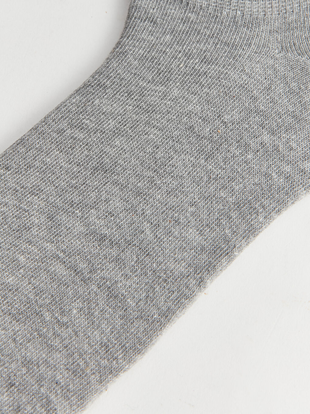 Gri Erkek Patik Çorap 3'lü-1