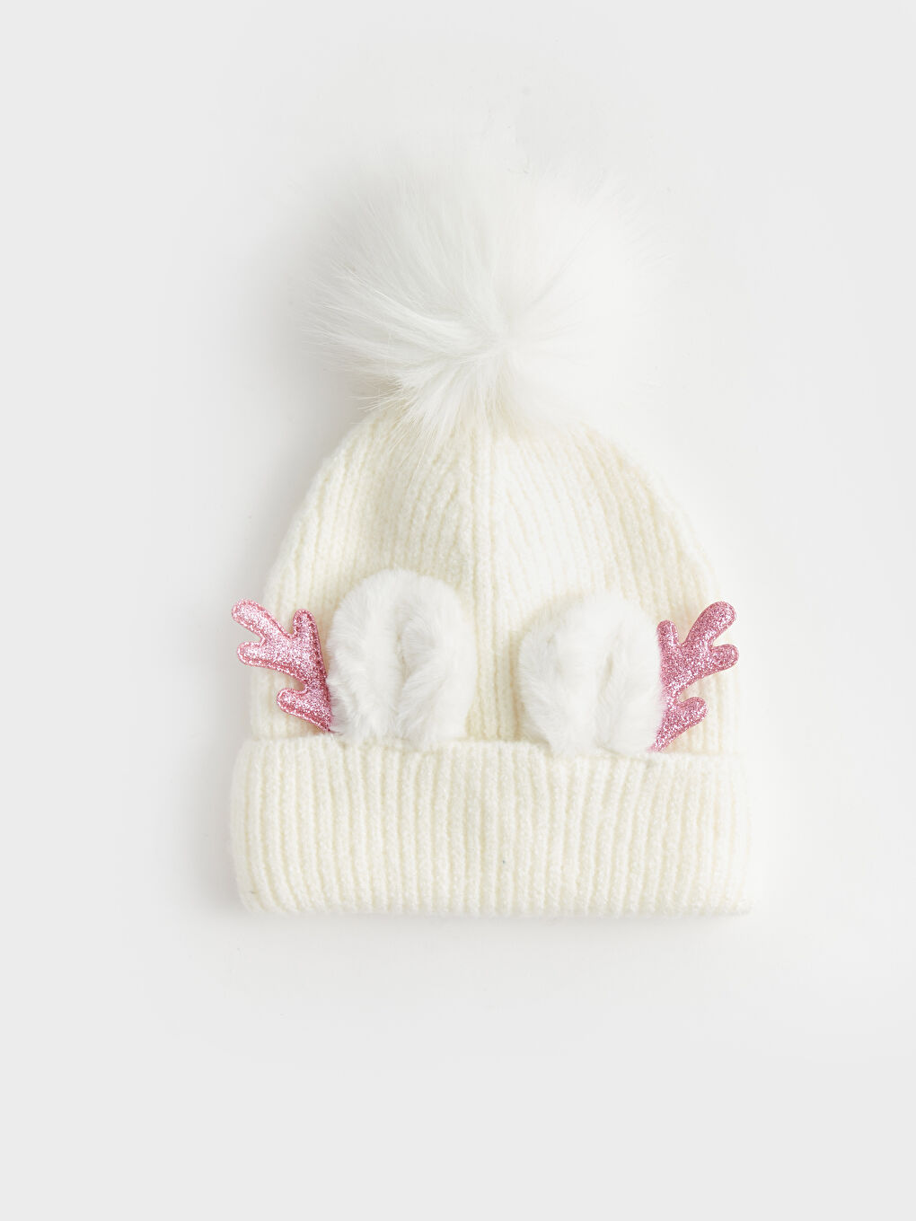 Pompom Girl Beanie -W3DQ31Z4-FDU