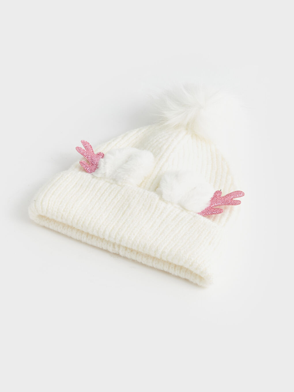 Pompom Girl Beanie -W3DQ31Z4-FDU