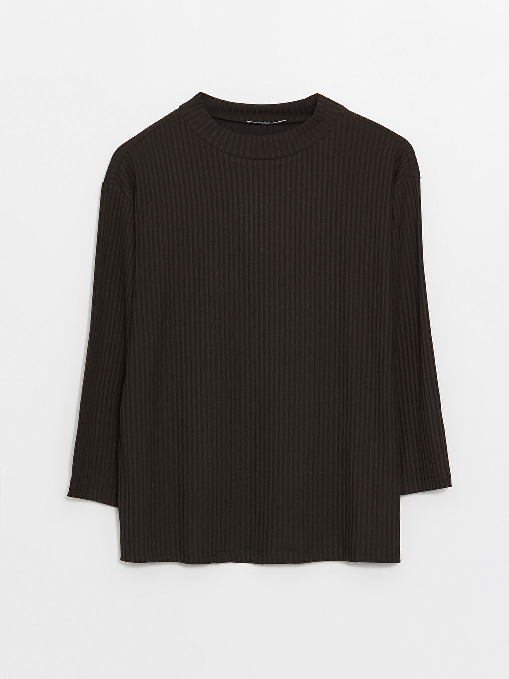 Funnel Neck Plain Long Sleeve Women's Tunic -W3DQ98Z8-CVL