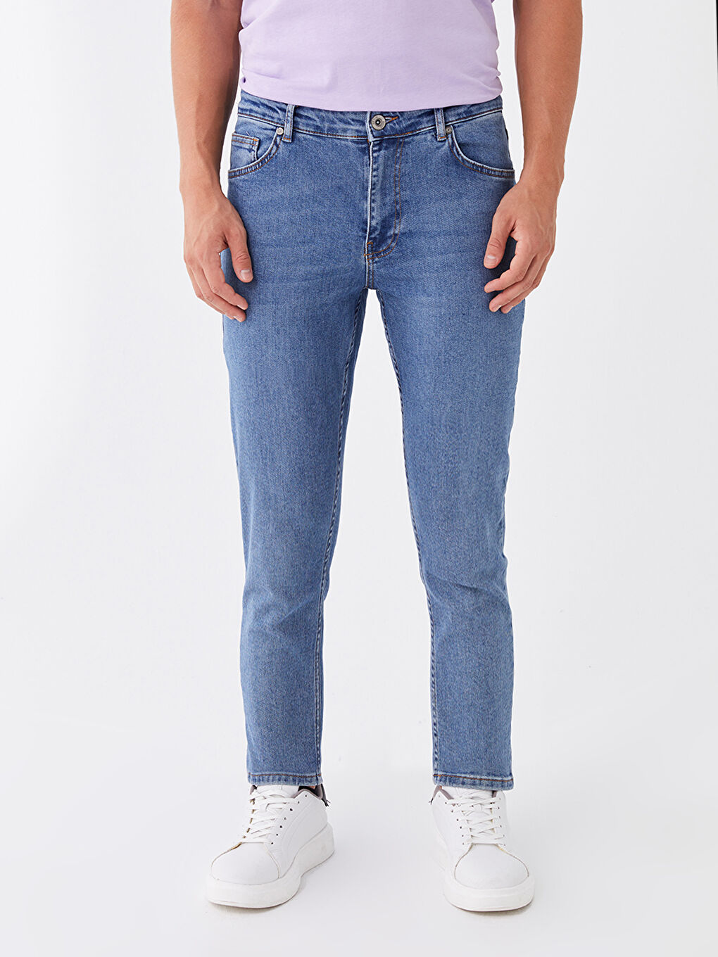 XSIDE Mavi Skinny Fit Erkek Jean Pantolon - 3