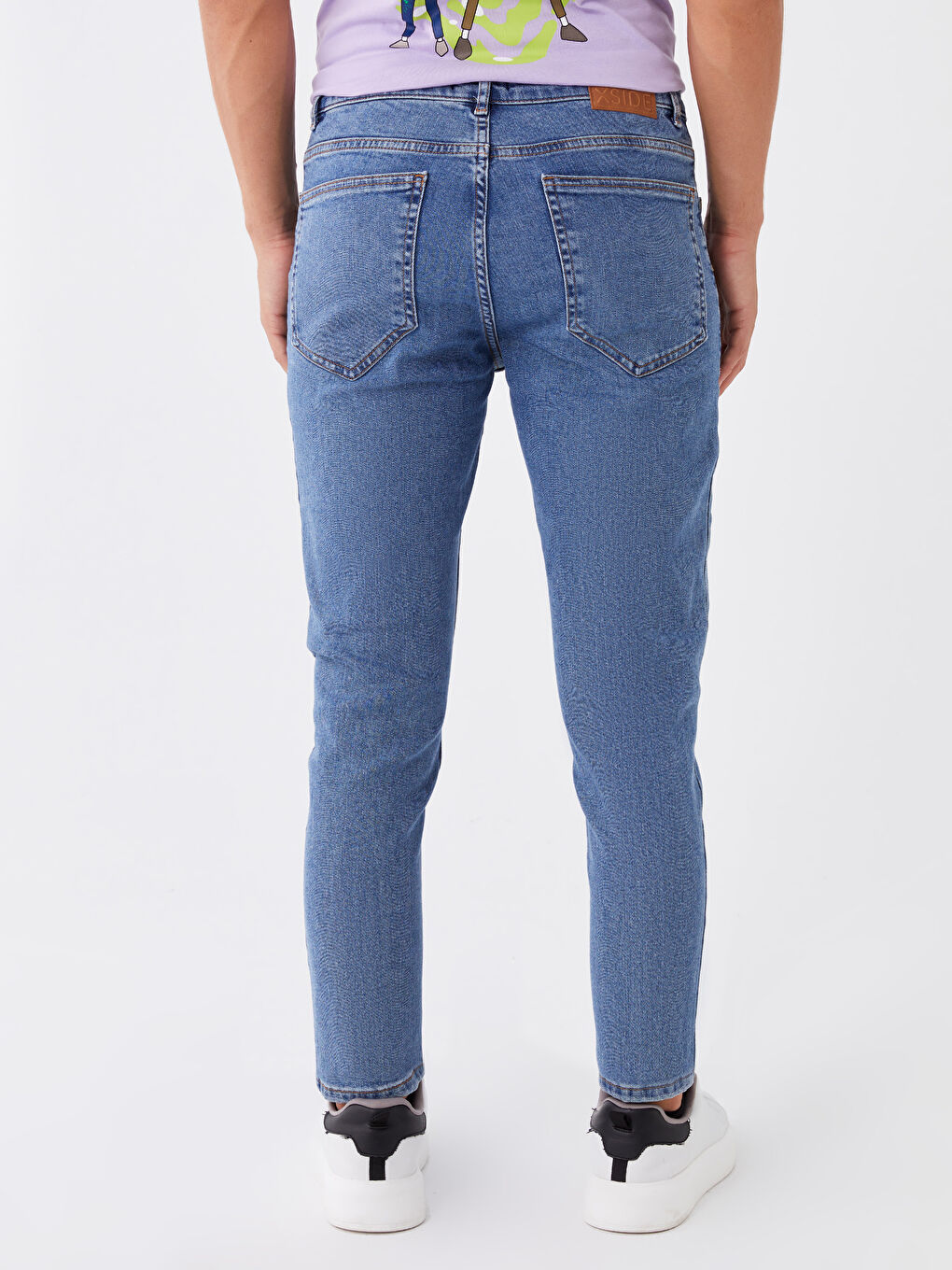 XSIDE Mavi Skinny Fit Erkek Jean Pantolon - 4