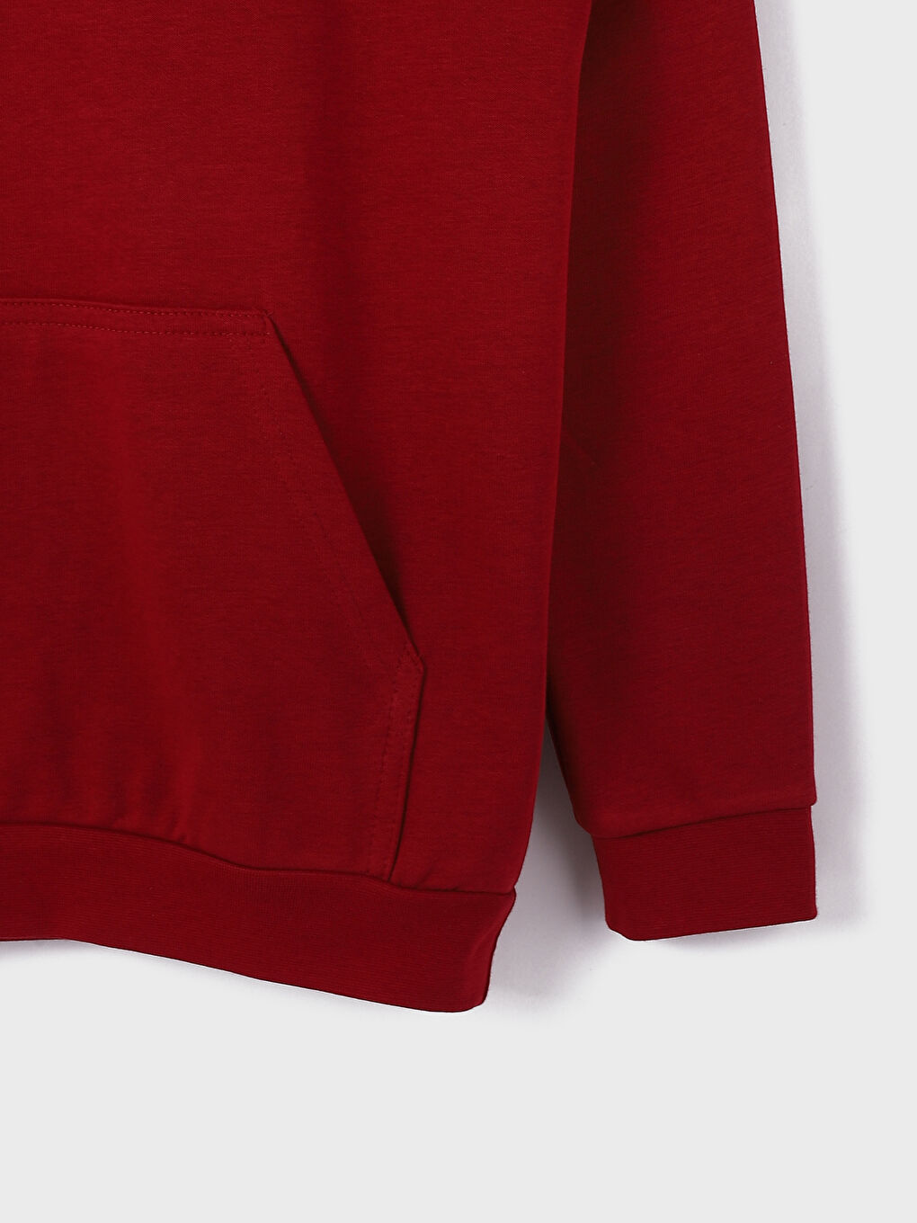 سويت شيرت أولاد سادة بكابوش كم طويل-3