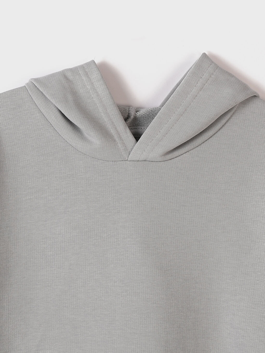 Hooded Basic Long Sleeve Boy Sweatshirt-2