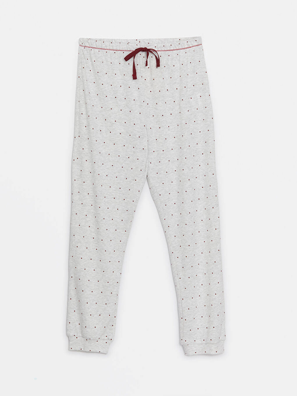 LCW DREAM Pyjama-Hosen für Damen mit elastischem Bund und Punktmuster -W3DR64Z8-998