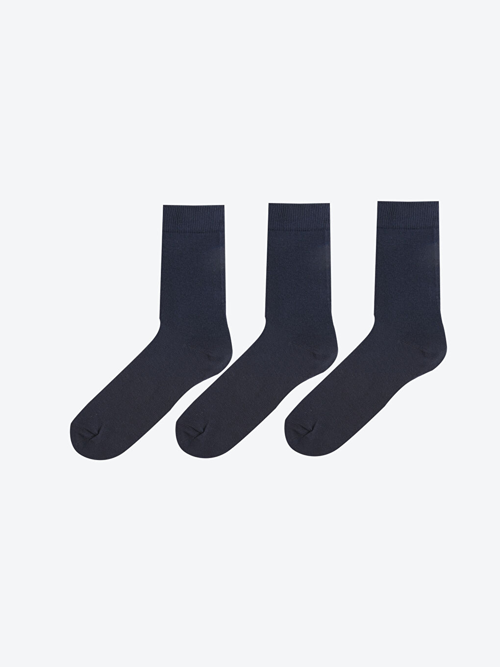 Lacivert Erkek Soket Çorap 3'lü