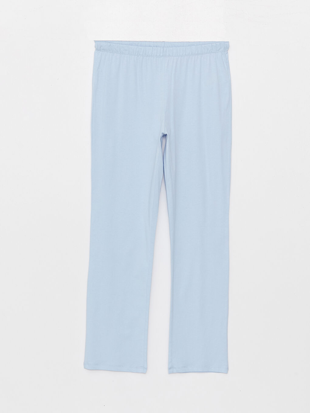 Mavi Beli Lastikli Kadın Pijama Altı