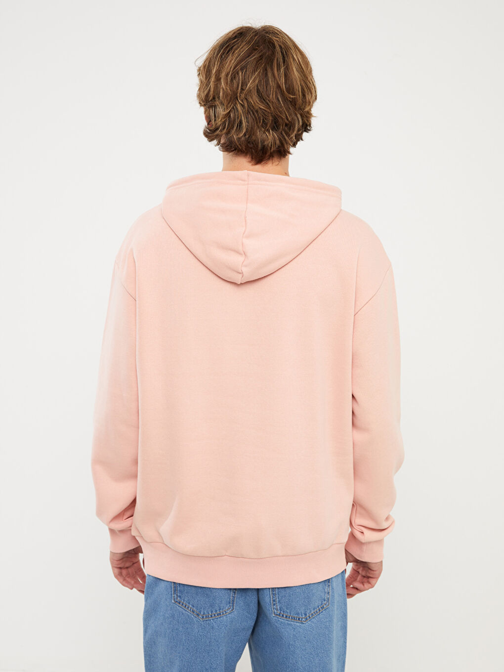 XSIDE Pembe Uzun Kollu Erkek Hoodie - 4