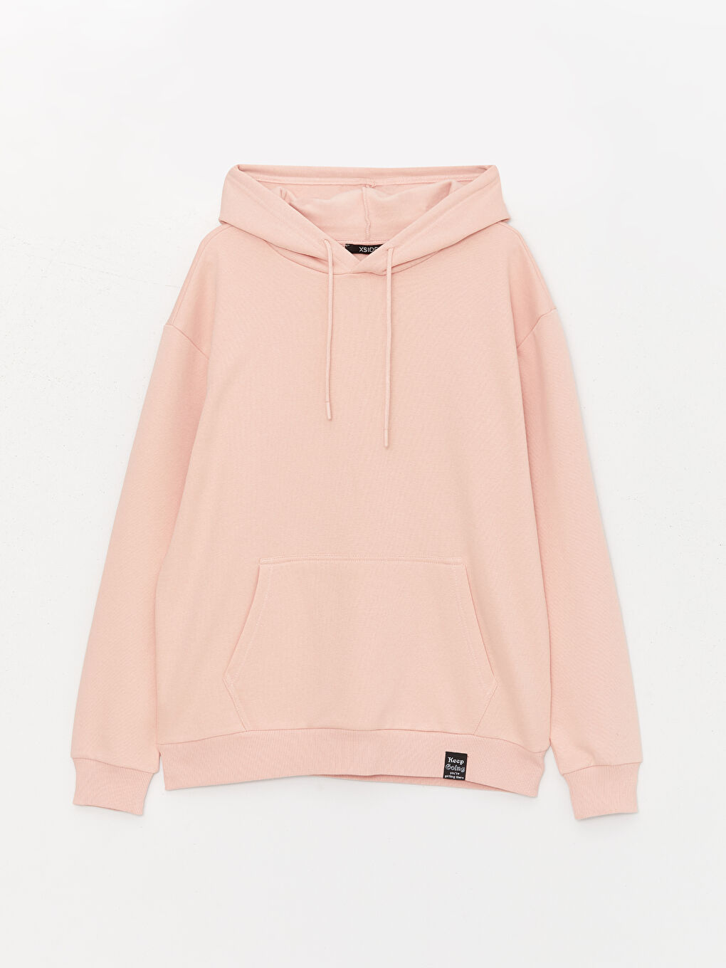 XSIDE Pembe Uzun Kollu Erkek Hoodie - 5