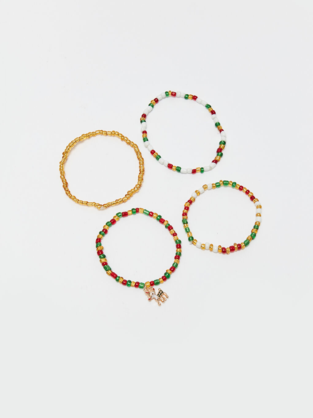 LCW ACCESSORIES New Year's Themed Girl's Bracelet Set of 4 -W3DT83Z4-M0T