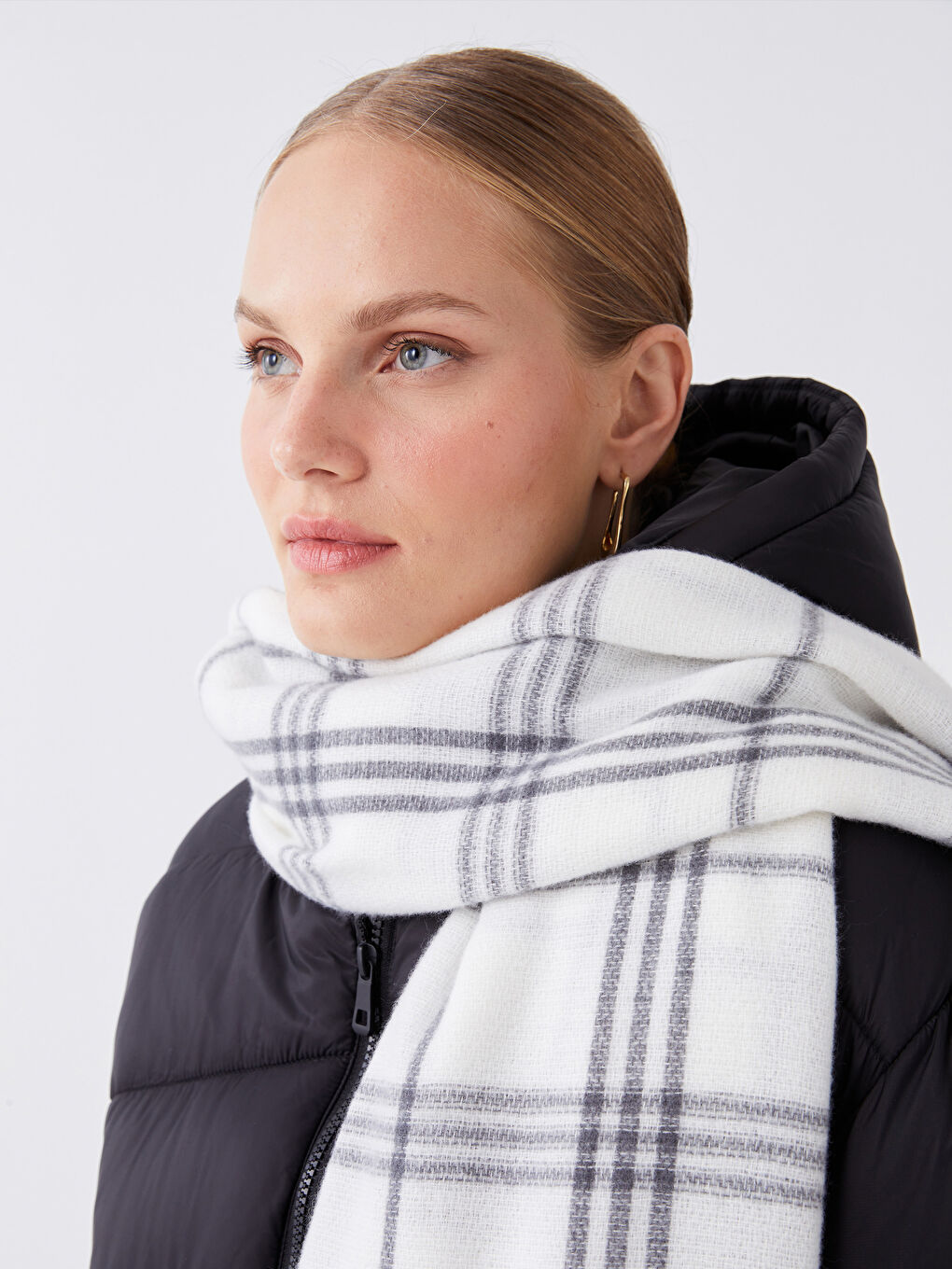 LCW ACCESSORIES Καρό Γυναικείο Κασκόλ -W3DU17Z8-SZ4
