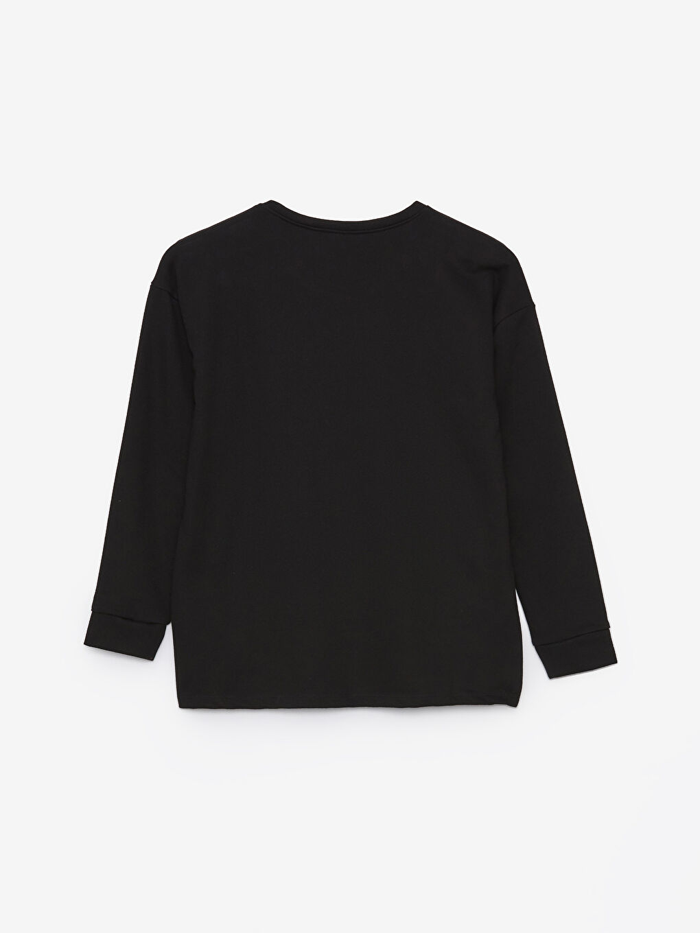 Crew Neck Printed Long Sleeve Women's Pyjama Set-9