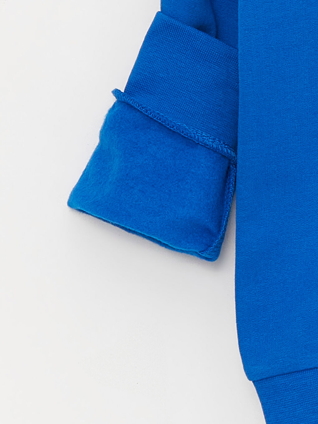 Mavi Marvel Baskılı Uzun Kollu Erkek Çocuk Hoodie-2