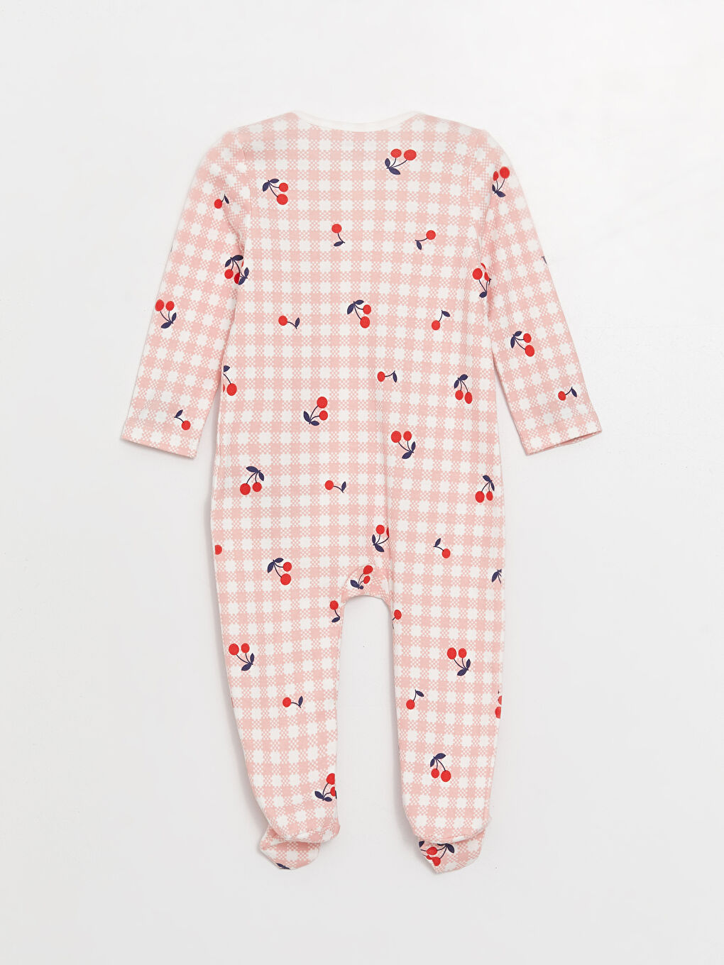 سلوبيت بنت بيبي بياقة دائرية، مجموعة من ٢ (من عمر ٠-١٢ شهر بجرابات، و بعد ١٢ شهر من غير جرابات)-3