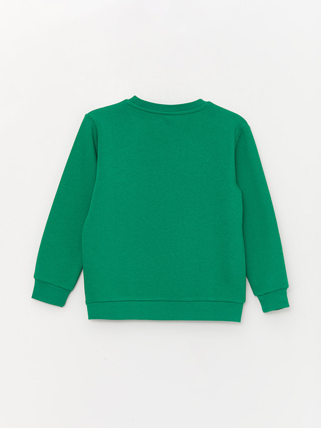 Yeşil Bisiklet Yaka Rafadan Tayfa Baskılı Uzun Kollu Erkek Çocuk Sweatshirt-5