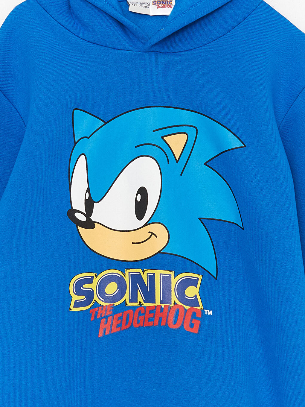 LCW Kids Koyu Mavi Sonic Baskılı Uzun Kollu Erkek Çocuk Hoodie - 2