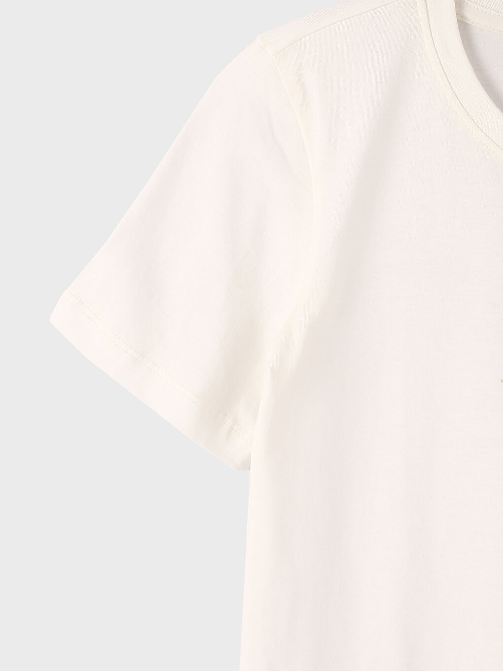 Crew Neck Letter Printed Women's T-Shirt-1