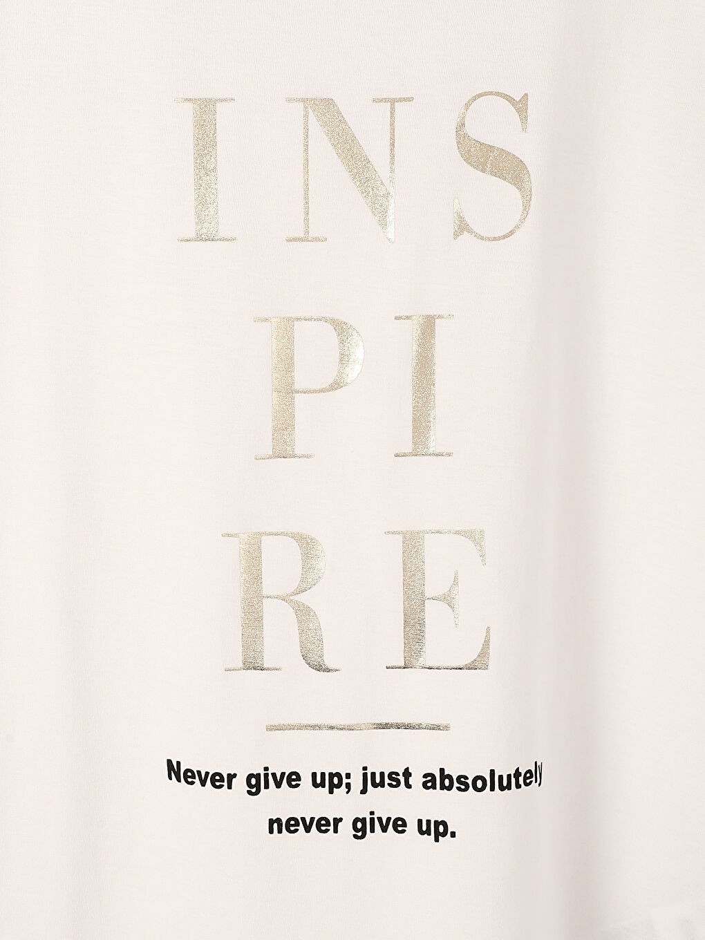 Crew Neck Letter Printed Women's T-Shirt-2