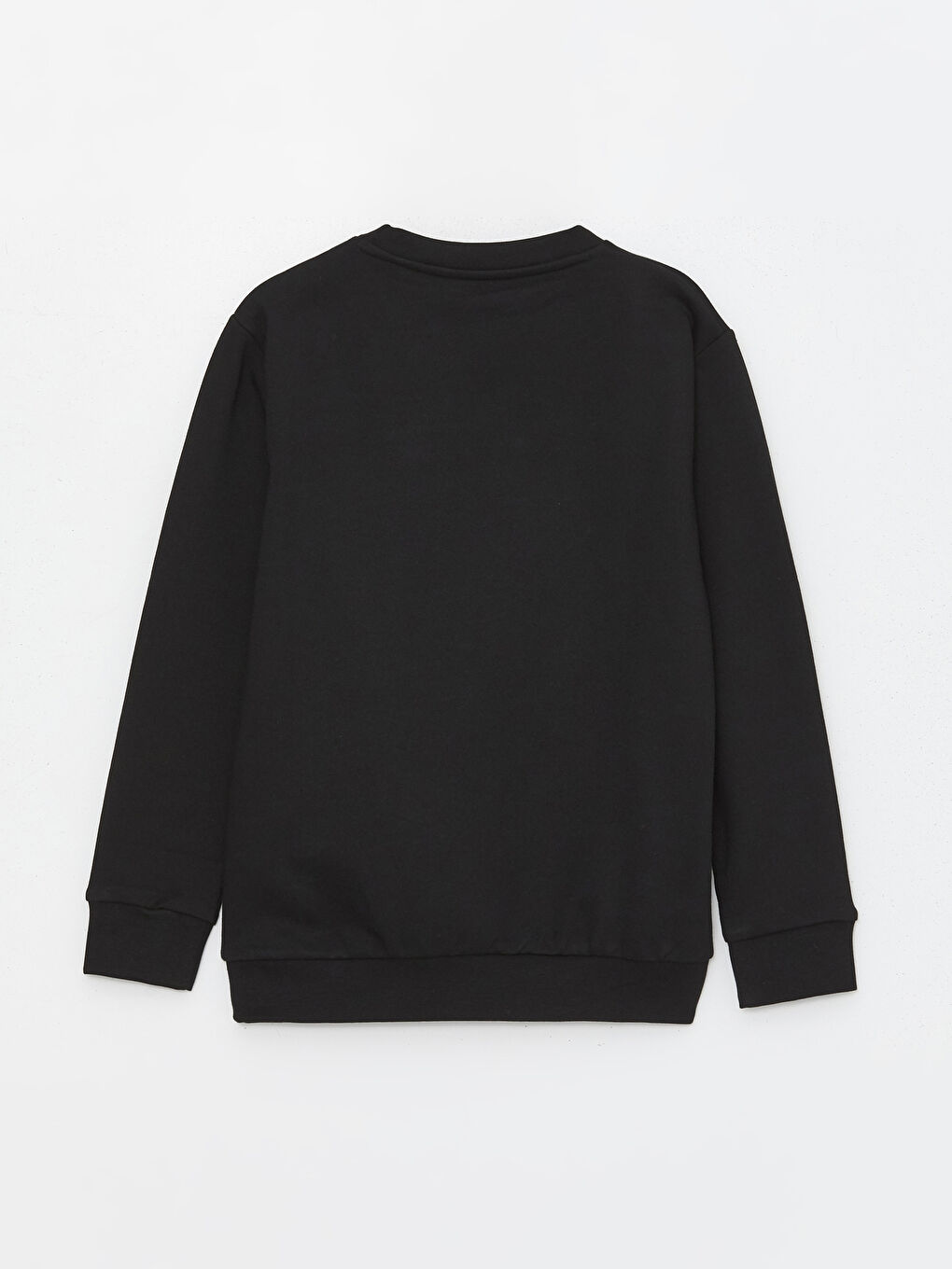 Crew Neck Printed Long Sleeve Boys' Sweatshirt-1