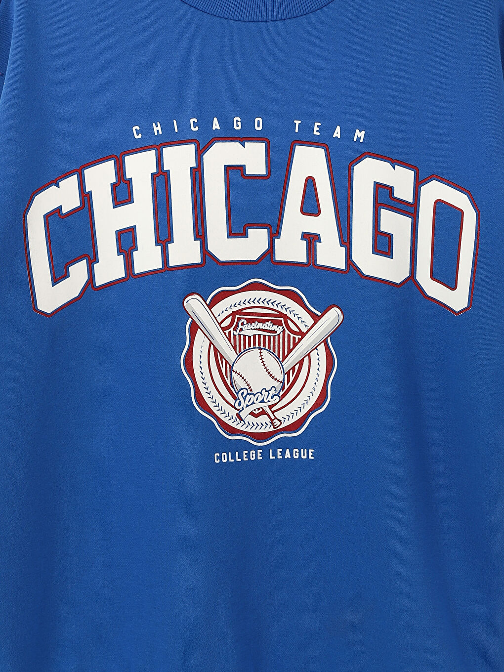 Sweat-Shirt Épais Imprimé Surdimensionné à Col Rond pour Femmes-1