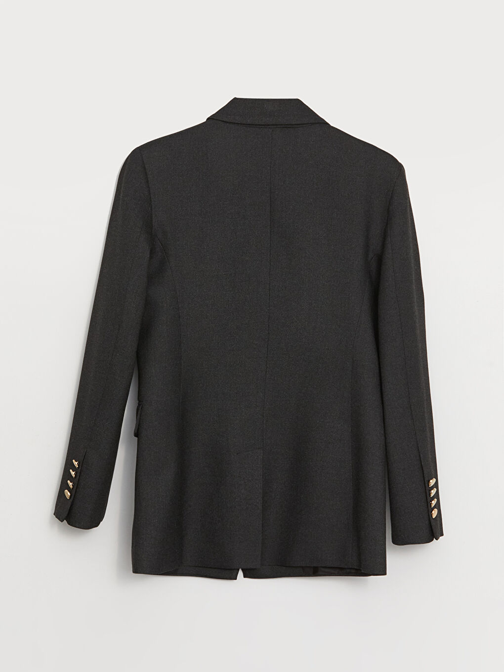 Plain Long Sleeve Women's Blazer Jacket-7