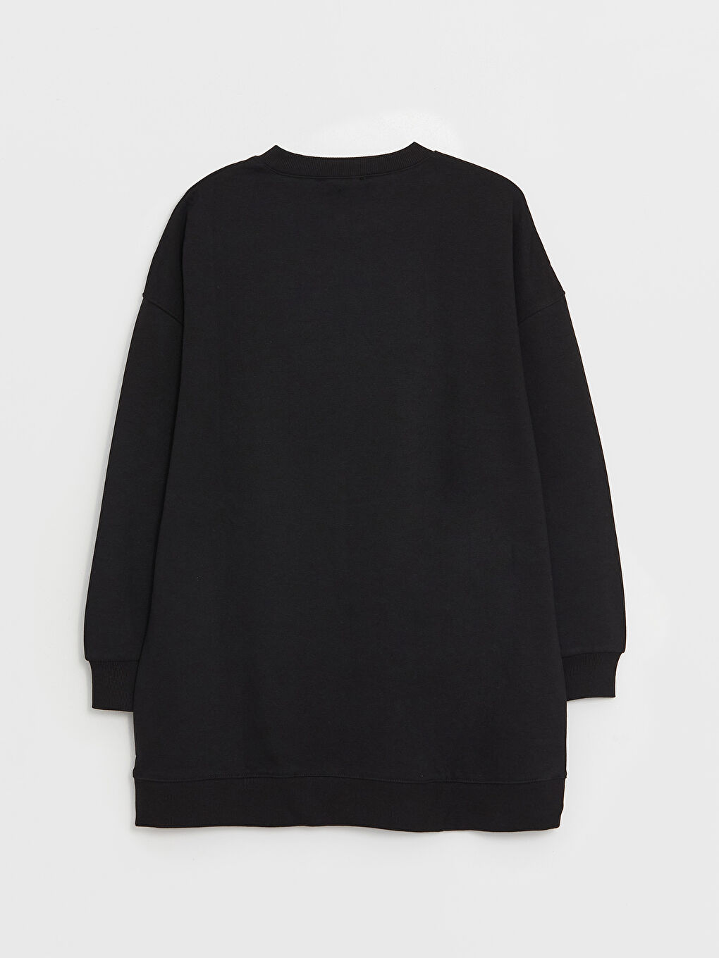 تونیکی سویتشێرتی قۆڵ درێژی چاپکراوی یه‌خه‌ خڕ ئۆڤەرسایز بۆ ژنان-11