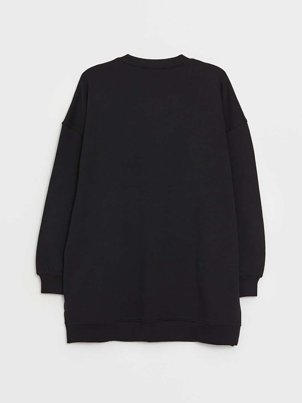 تونیکی سویتشێرتی قۆڵ درێژی چاپکراوی یه‌خه‌ خڕ ئۆڤەرسایز بۆ ژنان-6