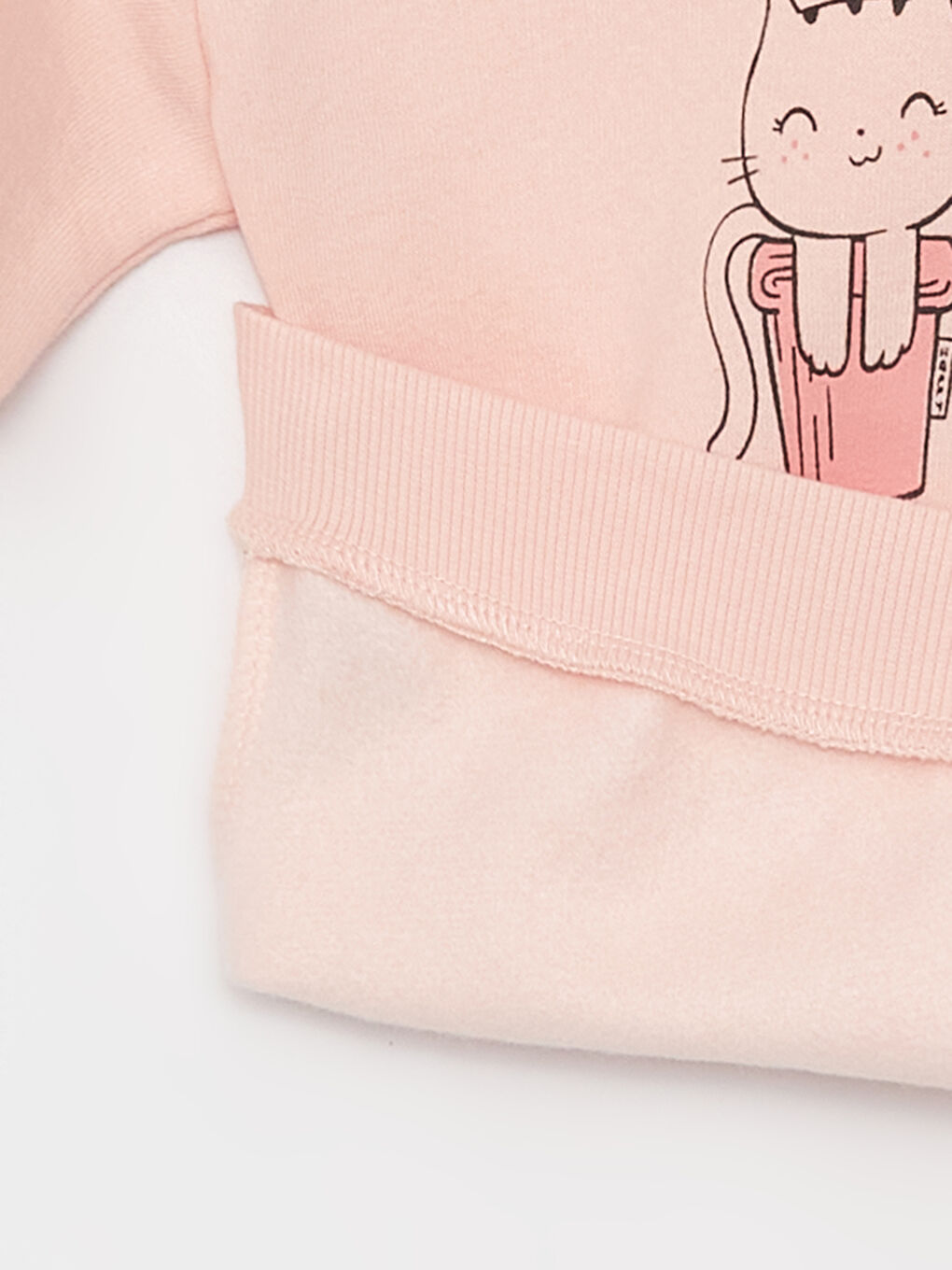 LCW baby سويت شيرت مطبوع بياقة مستديرة وأكمام طويلة -W3DY99Z1-FZE