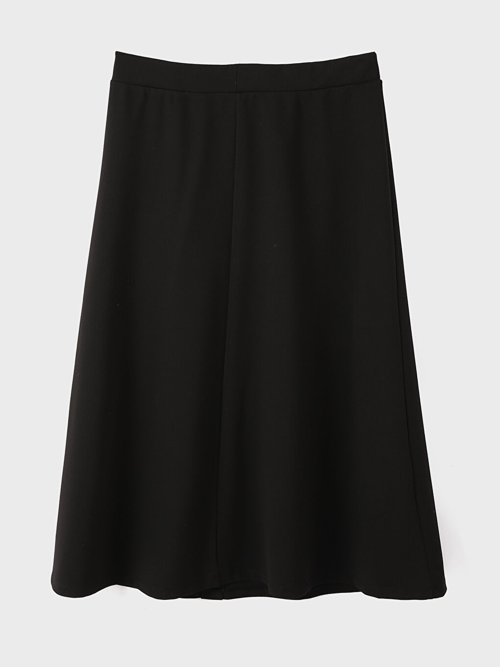 جيبة سادة بخصر مرن للسيدات-1