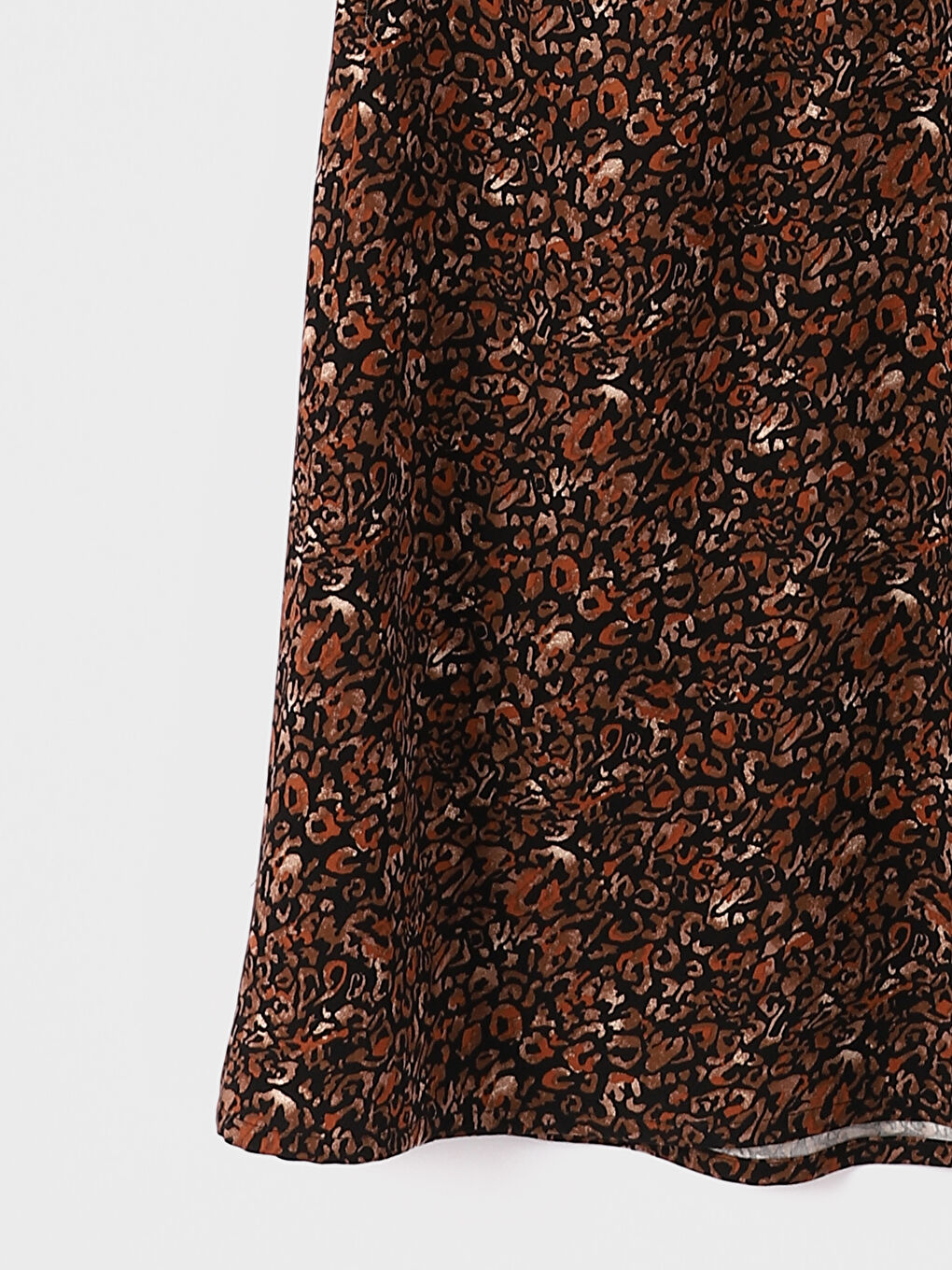 Elasticated Waist Patterned Women's Skirt-2