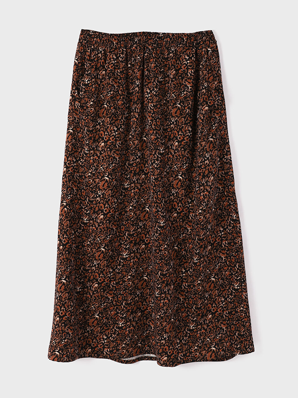 Elasticated Waist Patterned Women's Skirt