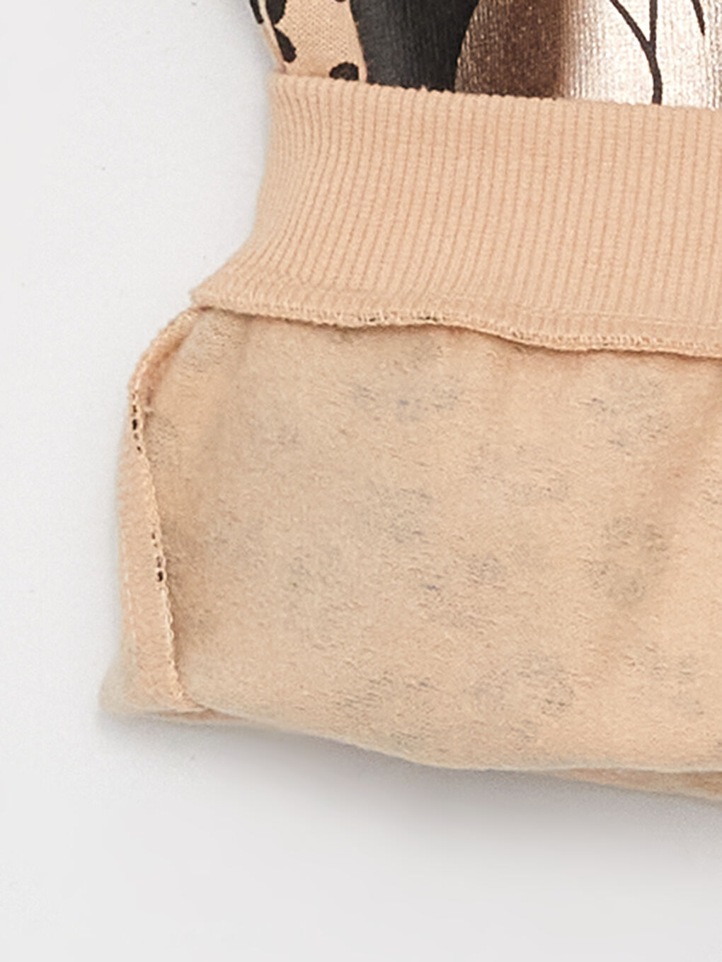 Pembe Bisiklet Yaka Uzun Kollu Minnie Mouse Baskılı Kız Bebek Sweatshirt-2