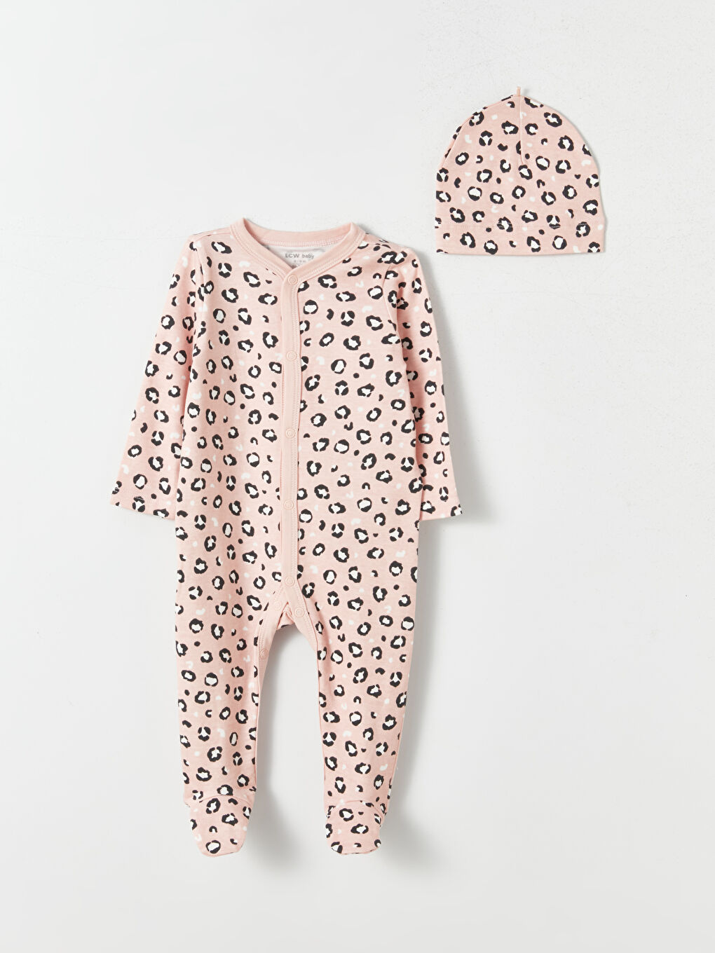 Ensemble de Sortie d'Hôpital pour Bébé Filles Imprimé Col Rond Lot de 3-1